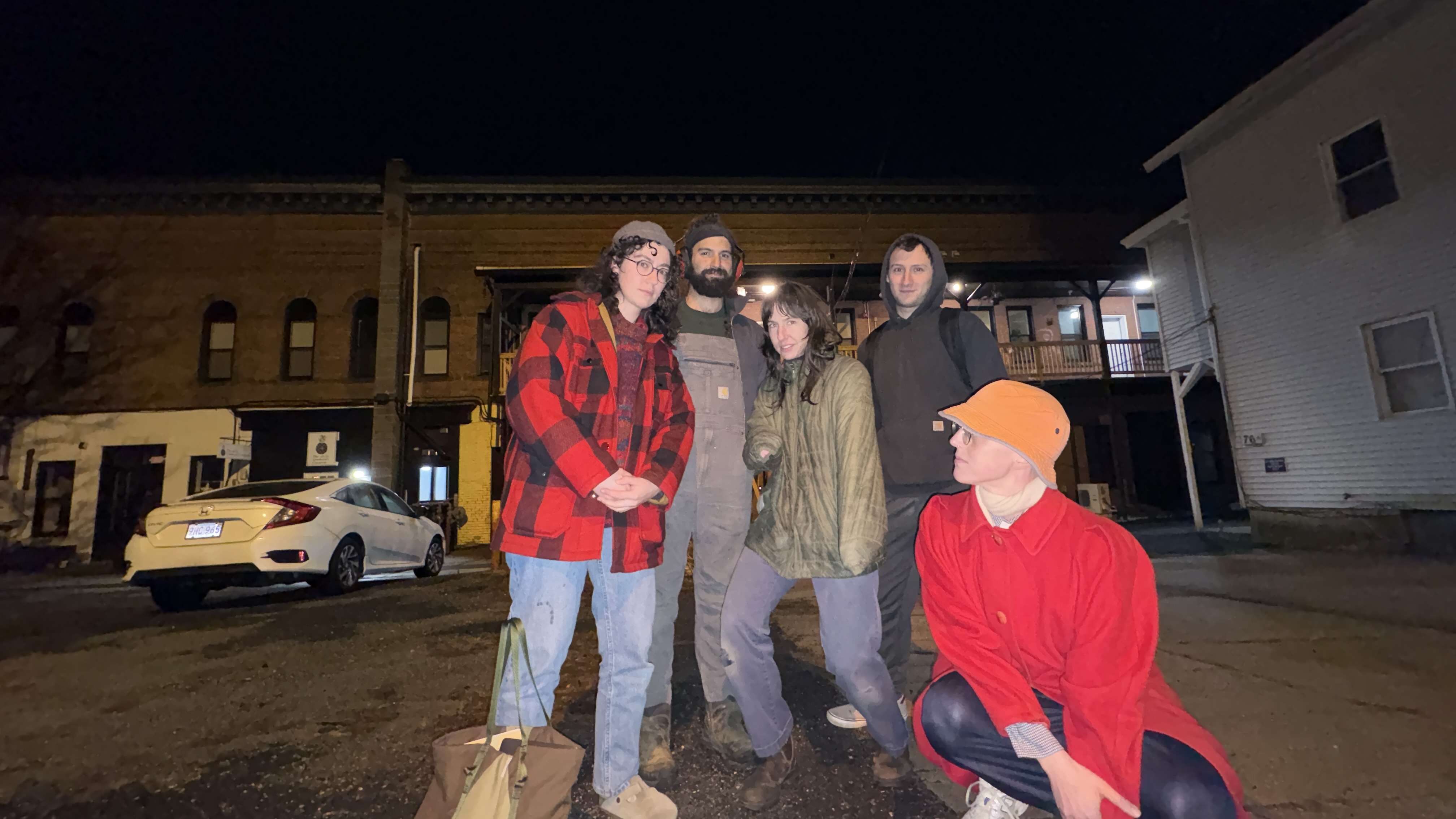 Band left to right: Madden, Nino, Kristine, Max, Norma Jean
